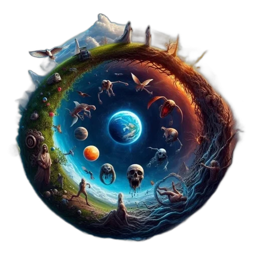 staff, concept art, fantasy art, outer space transparent PNG cut-out