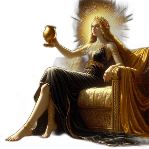 crown, furniture, jewelry, fantasy art transparent PNG cut-out
