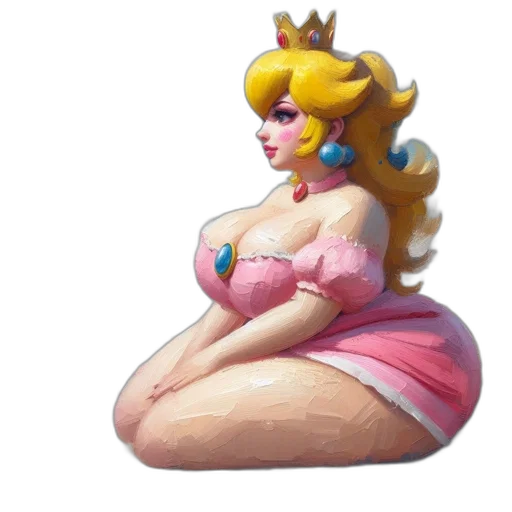 dress, crown, concept art, 3d render transparent PNG cut-out