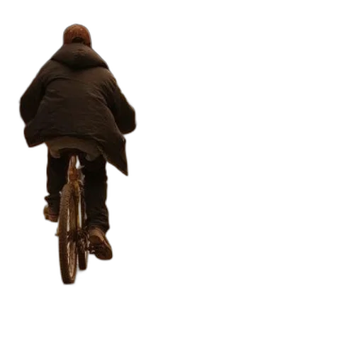 jacket, umbrella, creature, staff transparent PNG cut-out