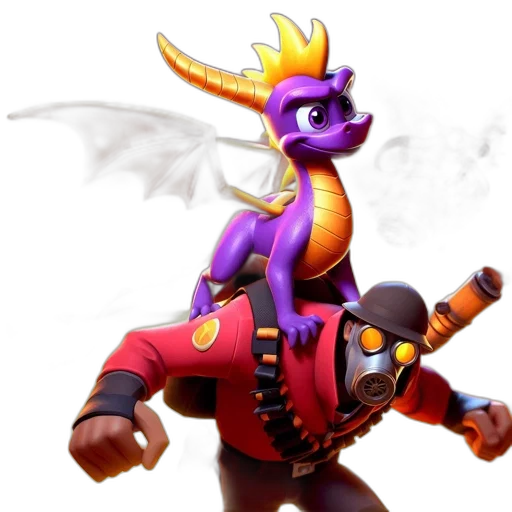 dragon, concept art, fantasy art, 3d render transparent PNG cut-out