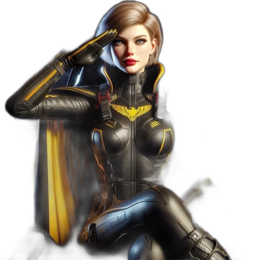 jacket, concept art, comic book art, fantasy art transparent PNG cut-out