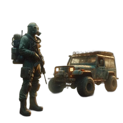 weapon, robot, car, creature transparent PNG cut-out