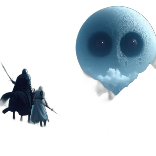 mask, creature, umbrella, weapon transparent PNG cut-out