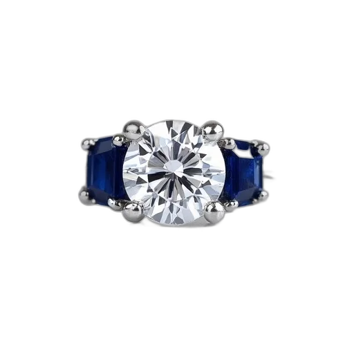 jewelry, crown, blue, round transparent PNG cut-out