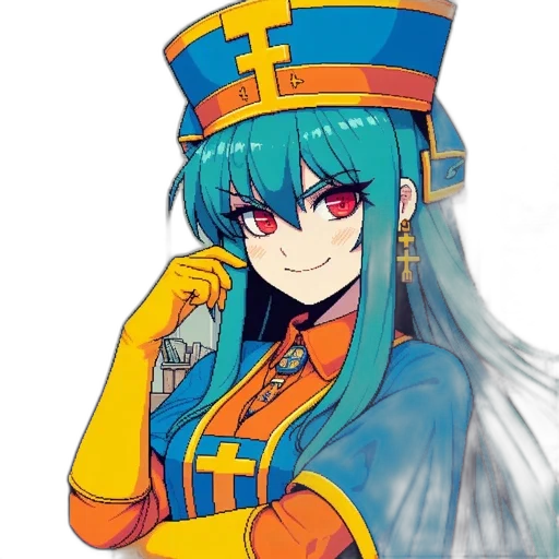 crown, staff, robot, hat transparent PNG cut-out