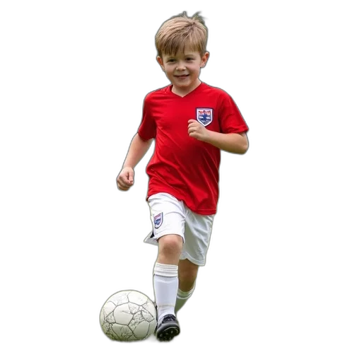 photorealistic, young, boy, red transparent PNG cut-out