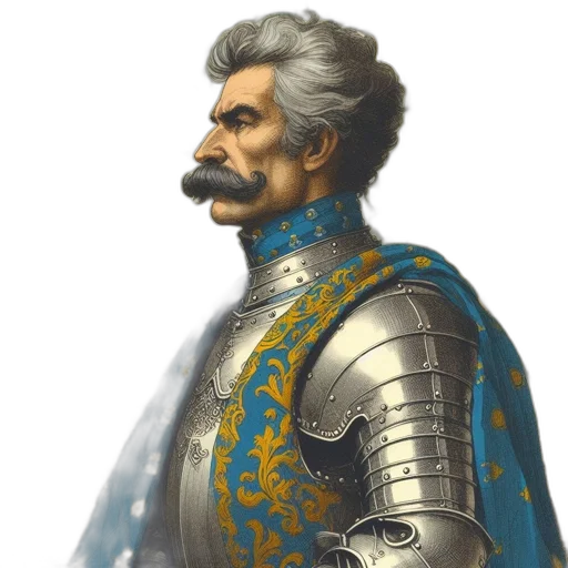 sword, face, crown, staff transparent PNG cut-out