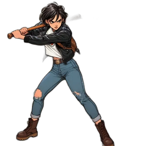 jacket, weapon, staff, sword transparent PNG cut-out