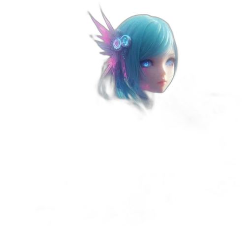 face, staff, robot, creature transparent PNG cut-out
