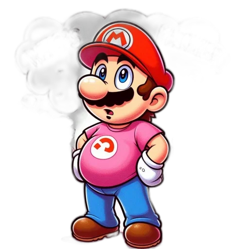 hat, face, staff, weapon transparent PNG cut-out