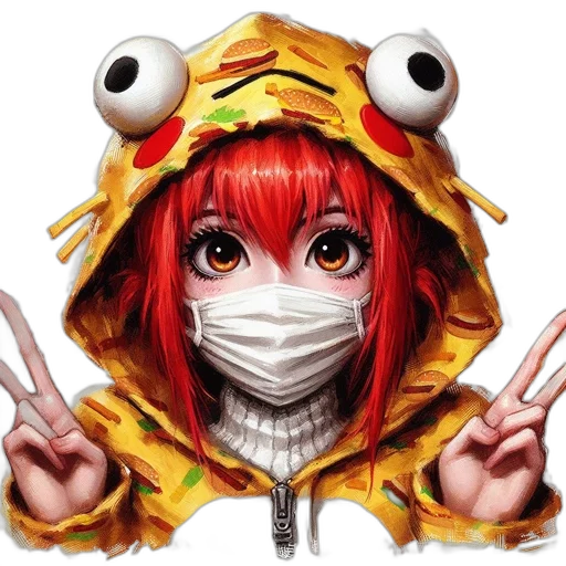 mask, face, jacket, animal transparent PNG cut-out