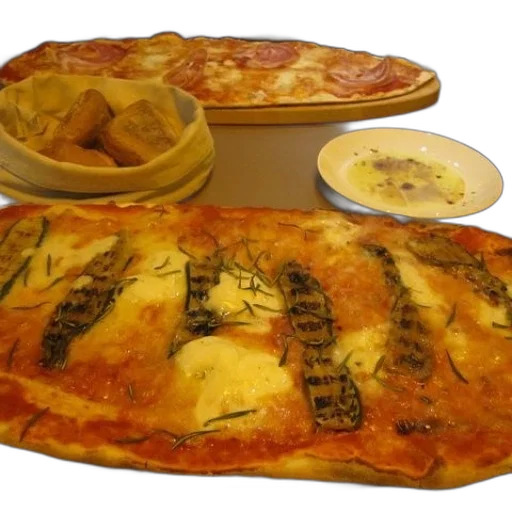 food, photorealistic, table, three transparent PNG cut-out