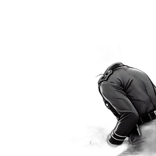 jacket, mask, concept art, comic book art transparent PNG cut-out