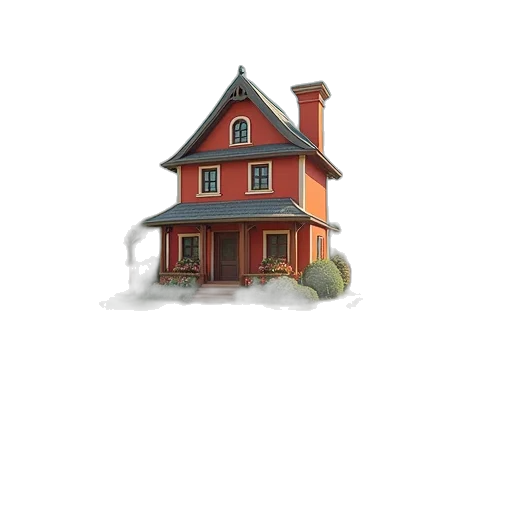 building, furniture, concept art, 3d render transparent PNG cut-out