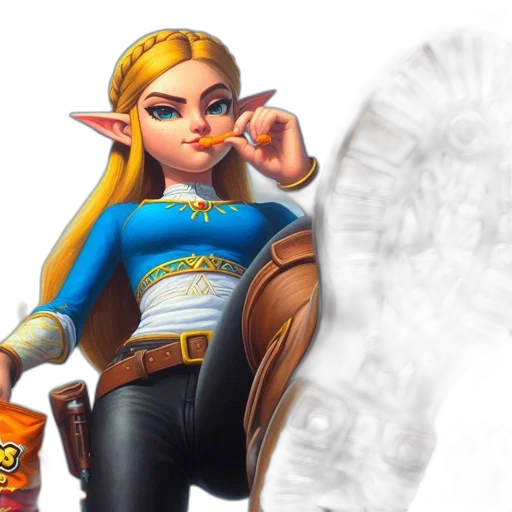 concept art, 3d render, fantasy art, pixel art transparent PNG cut-out