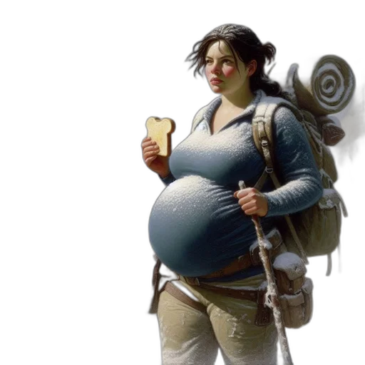 food, staff, concept art, fantasy art transparent PNG cut-out