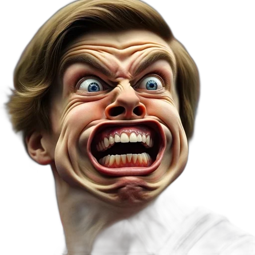 face, creature, mask, staff transparent PNG cut-out