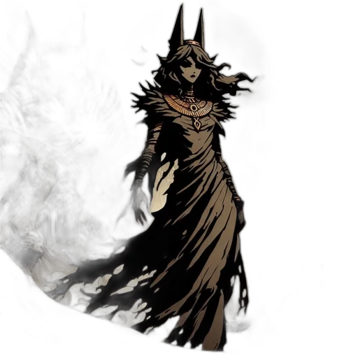 mask, creature, staff, concept art transparent PNG cut-out