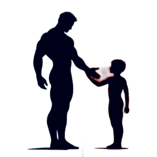 concept art, pixel art, comic book art, two transparent PNG cut-out