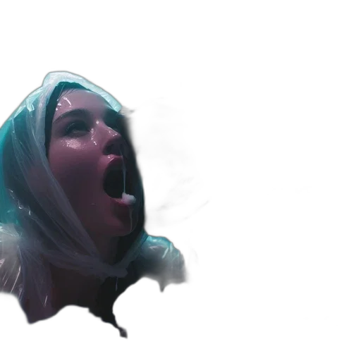 face, creature, mask, staff transparent PNG cut-out