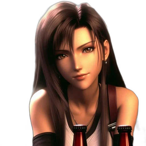 face, photorealistic, 3d render, anime transparent PNG cut-out