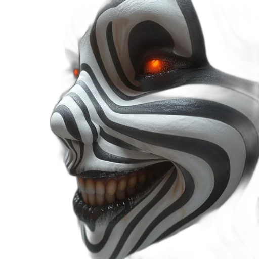 mask, face, robot, creature transparent PNG cut-out