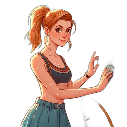 staff, dress, concept art, fantasy art transparent PNG cut-out