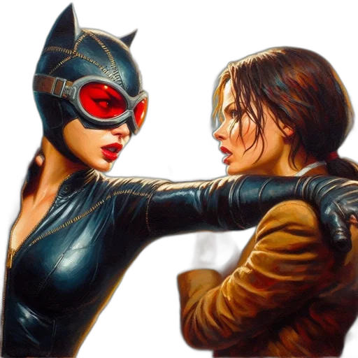 mask, comic book art, concept art, photorealistic transparent PNG cut-out