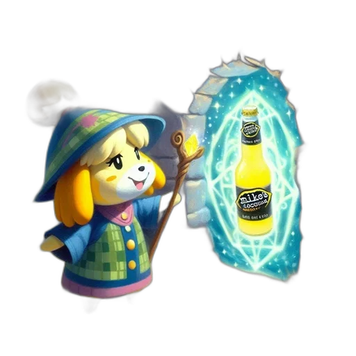 bottle, staff, weapon, dress transparent PNG cut-out