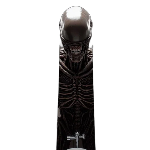bottle, robot, sword, creature transparent PNG cut-out