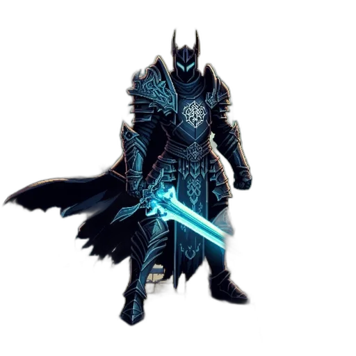 sword, weapon, staff, fantasy art transparent PNG cut-out