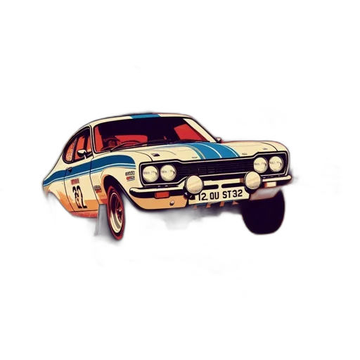 car, photorealistic, concept art, 3d render transparent PNG cut-out