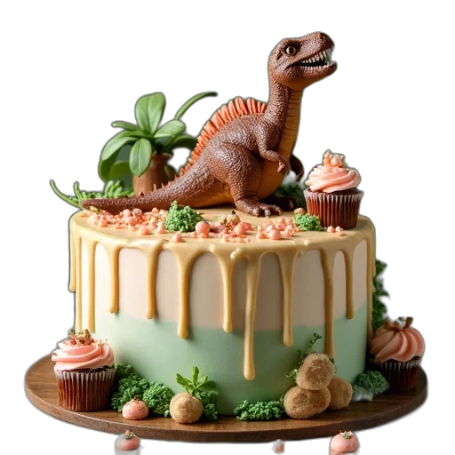 food, dragon, 3d render, earth tones transparent PNG cut-out