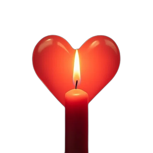 red, logo, love, light transparent PNG cut-out