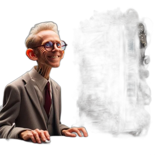 jacket, robot, staff, face transparent PNG cut-out