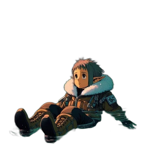 jacket, creature, animal, weapon transparent PNG cut-out