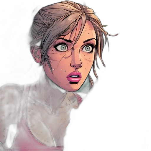 comic book art, concept art, watercolor, fantasy art transparent PNG cut-out