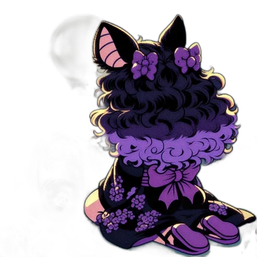 creature, staff, crown, pixel art transparent PNG cut-out