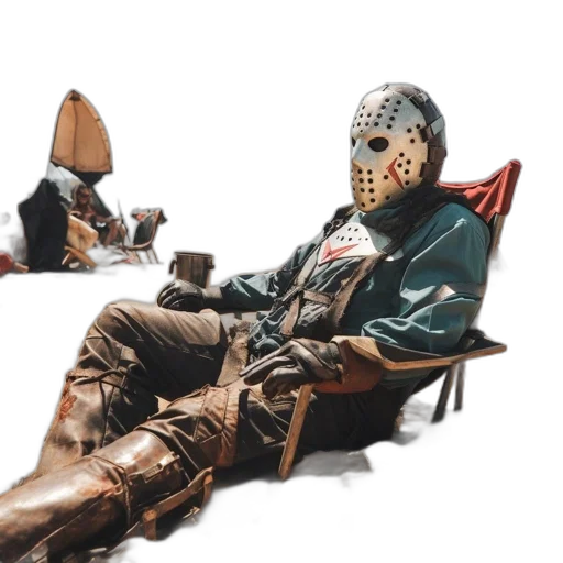 mask, robot, furniture, concept art transparent PNG cut-out