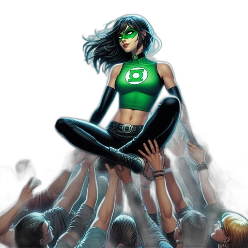 comic book art, concept art, fantasy art, cartoon transparent PNG cut-out