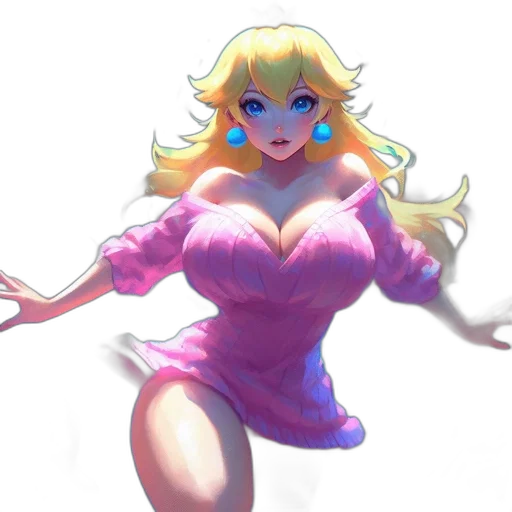 dress, concept art, pixel art, 3d render transparent PNG cut-out