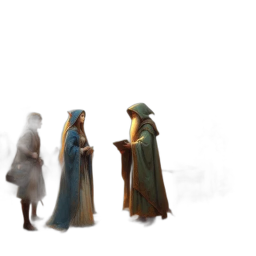 concept art, fantasy art, 3d render, pixel art transparent PNG cut-out