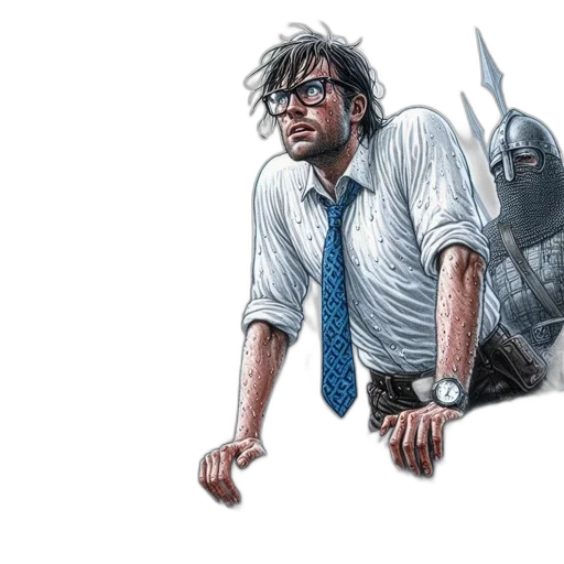 comic book art, concept art, fantasy art, pixel art transparent PNG cut-out