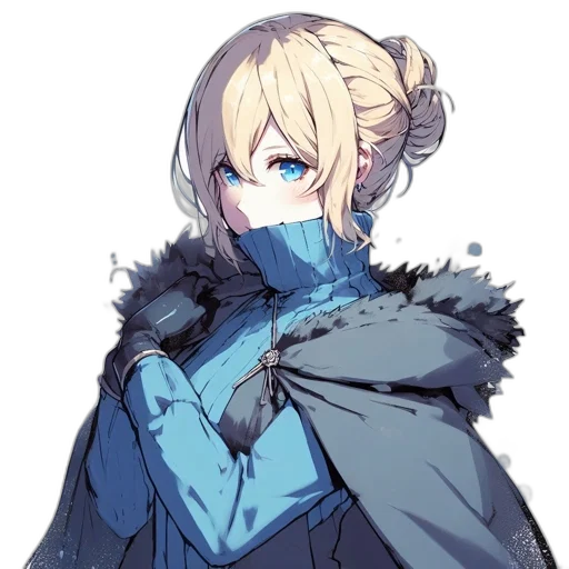 jacket, staff, weapon, crown transparent PNG cut-out