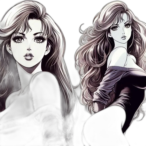 concept art, fantasy art, comic book art, anime transparent PNG cut-out