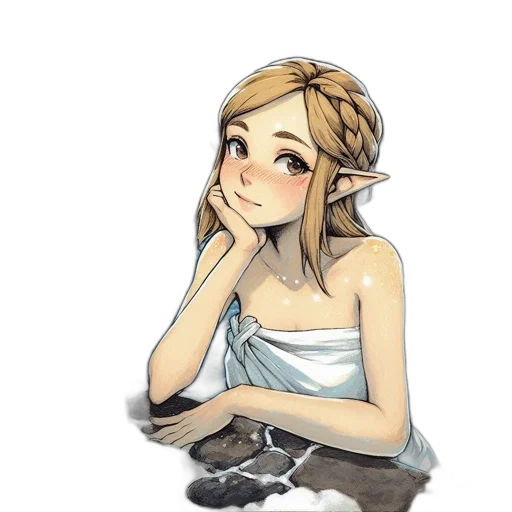 dress, staff, face, crown transparent PNG cut-out