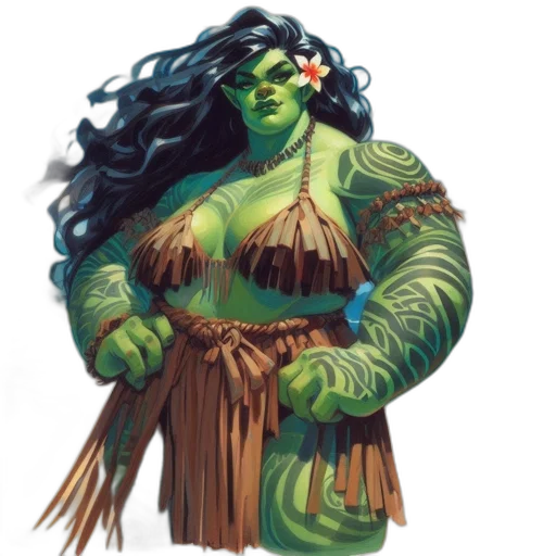 dress, concept art, fantasy art, comic book art transparent PNG cut-out
