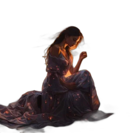 dress, concept art, fantasy art, pixel art transparent PNG cut-out