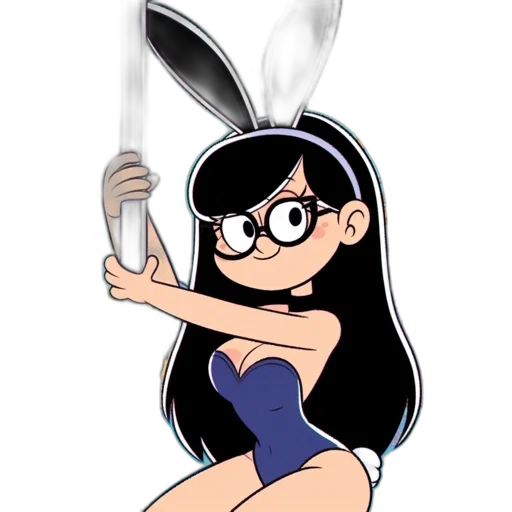 dress, weapon, staff, cartoon transparent PNG cut-out